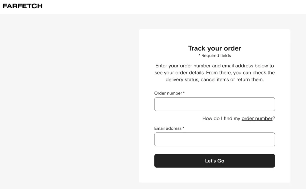 How To Cancel Farfetch Order If You Ordered As A Guest?